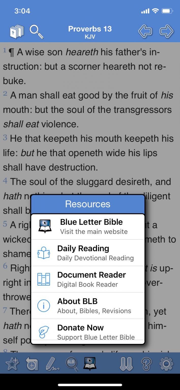 blue letter bible image