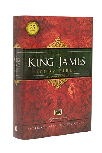 KJV Study Bible, Large Print, Hardcover, Red Letter Edition: Second Edition