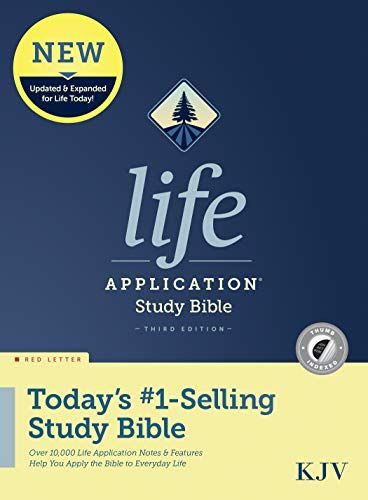 KJV Life Application Study Bible, Third Edition (Hardcover, Indexed, Red Letter)